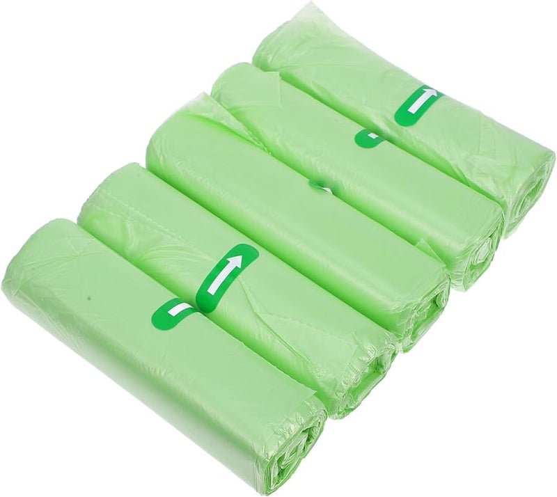 أكياس قمامة مطبخ قابلة للتحلل الحيوي - خضراء عشبية - مبطنة سلة المهملات المقاومة للتمزق للمنزل - Image 1